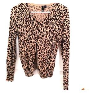 H&M Leopard pattern cardigans